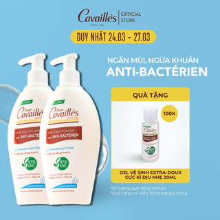 Combo 2 Chai Dung Dịch Vệ Sinh Phụ Nữ Ngăn Mùi Ngừa Khuẩn Anti Bacterien Rogé Cavaillès 250ml