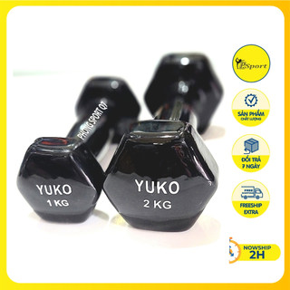 Tạ sắt bọc cao su BROSMAN YUKO hỗ trợ tập luyện giảm cân