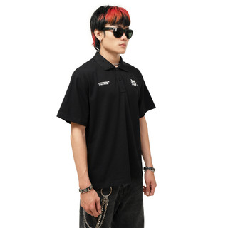 Grimm DC Áo Polo Rồng // màu đen