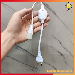 Nguồn led dây 3 hàng 220v - đầu cắm led điện 220v
