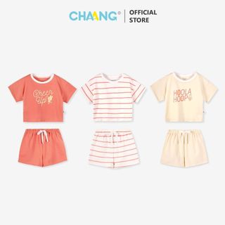 Bộ quần áo cộc croptop bé gái Olympia Chaang
