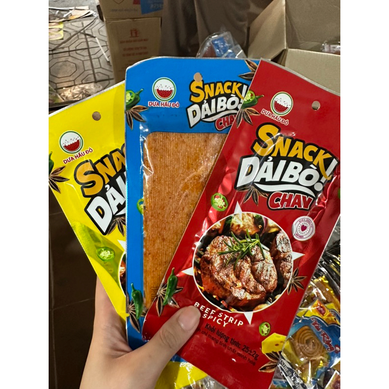 Snack dài bò chay cay cay