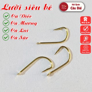 Lưỡi câu siêu bé, chuyên câu cá miệng nhỏ ( 50 cái)