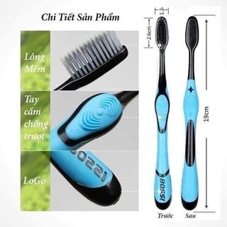 Bàn chải đánh răng than tre Hàn quốc Bossi