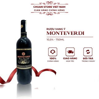  Rượu vang Ý ngọt Monteverdi Dolce Novella thượng hạng 10.5% chai 750ml nhập khẩu chính hãng 