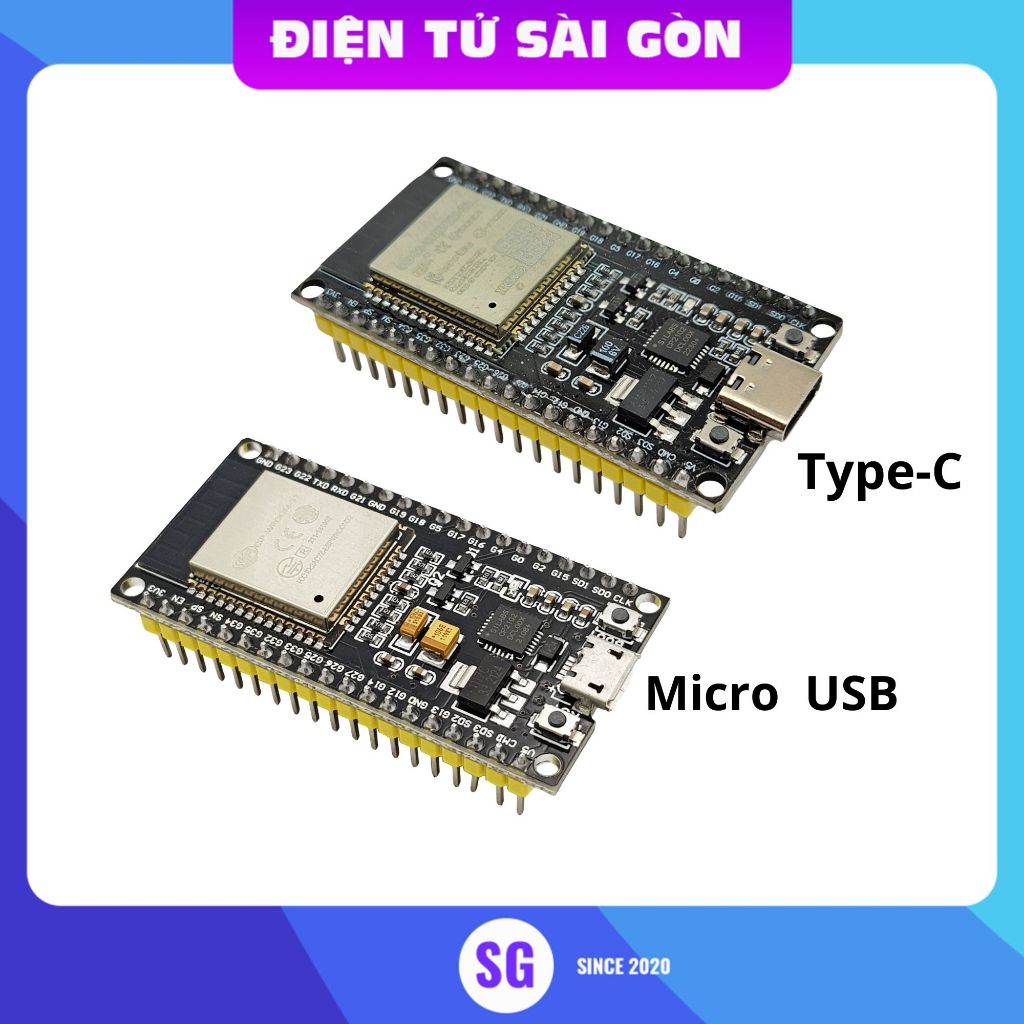 Kit RF thu phát wifi bluetooth esp32 38 chân