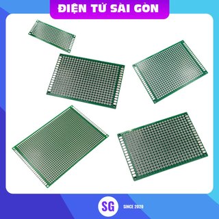 Test board hàn, Bản mạch hàn 2 mặt sợi thủy tinh 4x6cm, 5x7cm, 6x8cm, 8x12cm, 9x15cm (Tùy chọn kích thước)