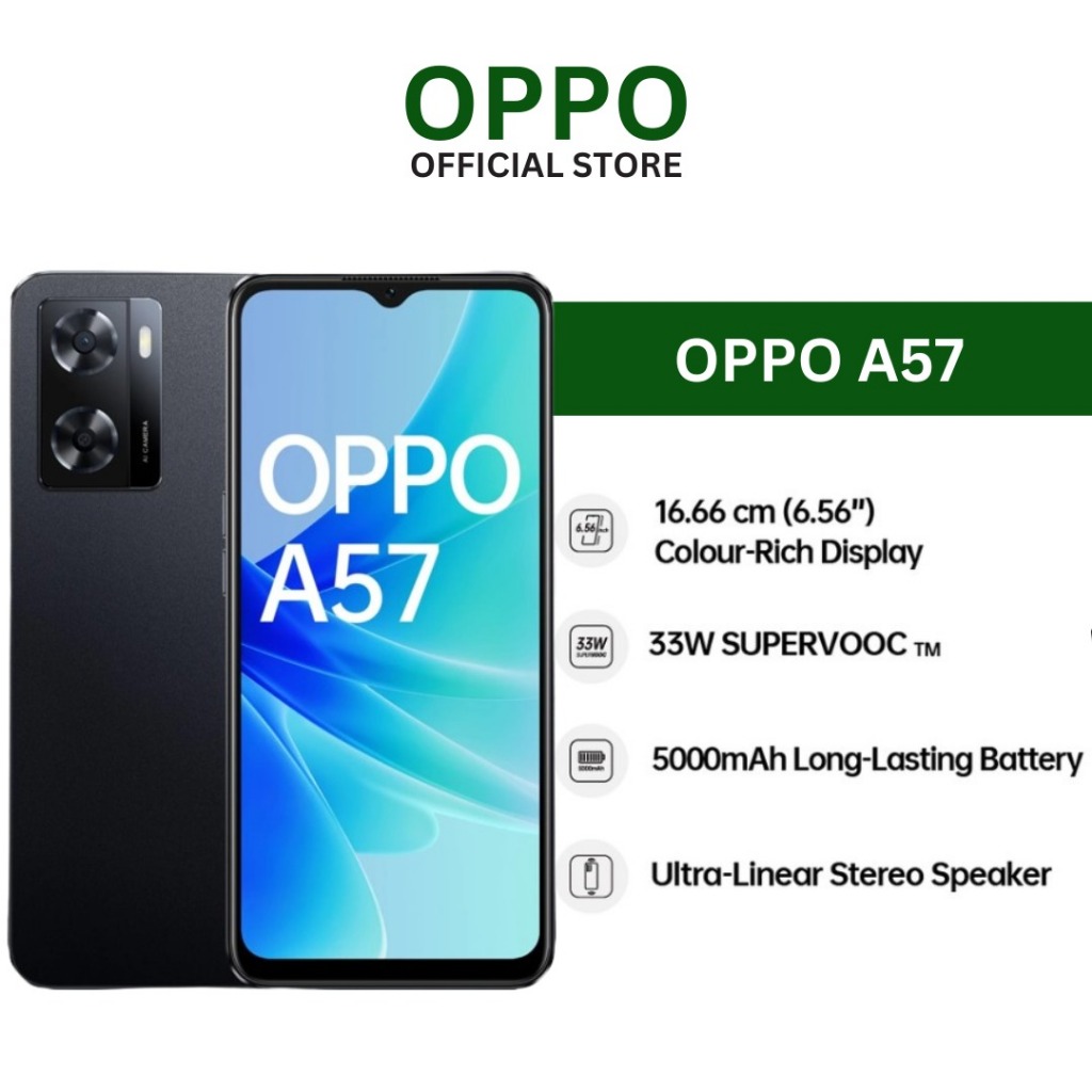 thời thượng Oppo-A57 2022 - Oppo A 57 2022 máy 2sim 8G/256G Chính Hãng, Cày game nặng chất | BigBuy360 - bigbuy360.vn