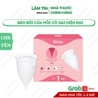 ✅ Cốc Nguyệt San Lincup Chính Hãng,  Lincup Sensitive New Mền Mại, Chống Tràn, Thoải Mái, Tiện Lợi ( Bán giá sỉ )