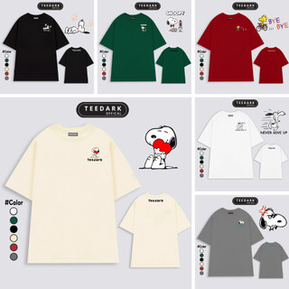 Áo thun unisex tay lỡ THE SNOOPY by TEEDARK chất cotton mềm mịn, Áo phông nam nữ form rộng - Mã TDPT670