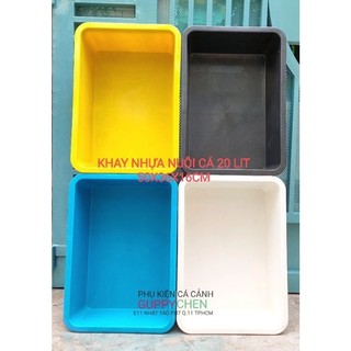 Khay Nhựa Nuôi Cá 16L 20L , Khay Ép Cá Kích Thước 50x35x13cm , 50x35x16cm