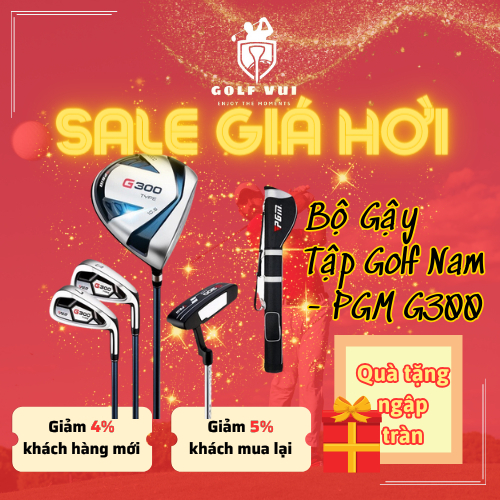 Gậy Golf Bộ Gậy Tập Golf Nam - PGM G300 Series (4 GẬY)