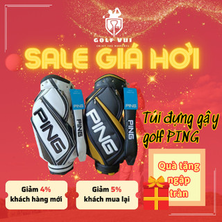 Túi Golf, Túi đựng gậy Golf Ping PU - Túi chất liệu da cao cấp, chống thấm nước
