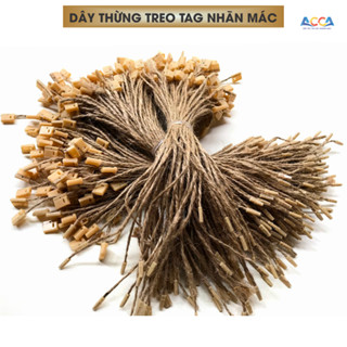 Dây treo tag nhãn mác Sợi Thừng, dây thừng treo nhãn mác quần áo, đồ handmade sợi thừng tự nhiên cao cấp