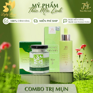 Bộ Đôi Đông Y Tái Tạo Da + Bột Rửa Mặt Thảo Mộc Linh