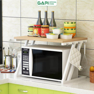 Kệ lò vi sóng 2 tầng Gapi sắp xếp gia vị gọn gàng - GM52