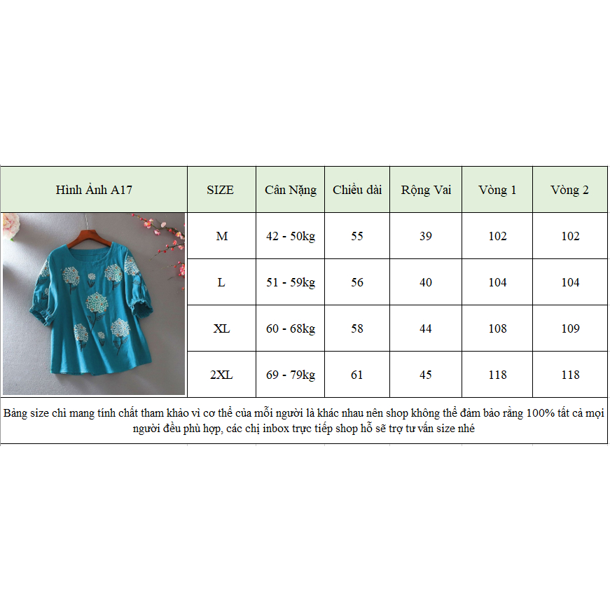 Áo phông nữ chất đũi tơ cao cấp full size 42 đến 76kg A17