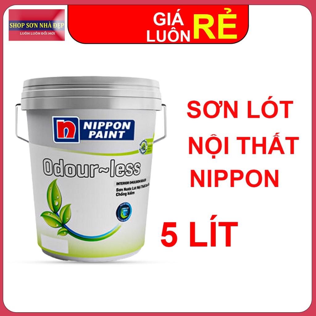 Sơn Lót Nội Thất Odour-less Sealer cao cấp Lon 5 lít