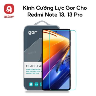 Bộ 2 kính cường lực gor cho xiaomi redmi note 13, redmi note 13 pro