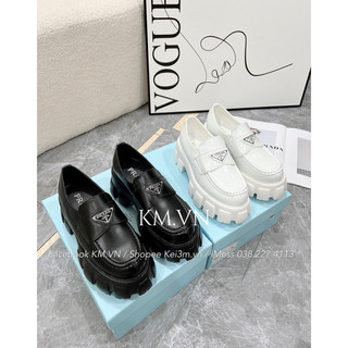 (Ảnh thật - có sẵn) Giày độn đế Prada MPB