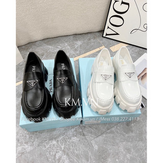 (Ảnh thật - có sẵn) Giày độn đế Prada MPB