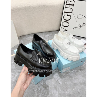 (Ảnh thật - có sẵn) Giày độn đế Prada MPB
