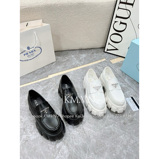 (Ảnh thật - có sẵn) Giày độn đế Prada MPB