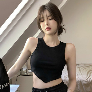 Áo ba lỗ vạt nhọn áo mùa hè năng động
