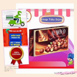 Socola almond đức hạnh hạnh nhân 200g