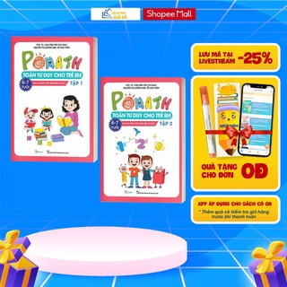 Sách - Pomath Toán tư duy cho trẻ em 6-7 tuổi - Giúp con phát triển toàn diện IQ và EQ