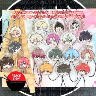 ( BIỂU CẢM ) Dây treo điện thoại BLUE LOCK mica acrylic móc khóa anime nagi chigiri isagi bachira kaiser ness móc khóa