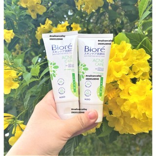 Sữa rửa mặt biore sạch mụn & kháng khuẩn 50g
