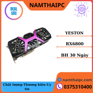 Card màn hình hiển thị yeston rx6800-16g d6 pb bảo hành 1 tháng 1 đổi một trong 7 ngày