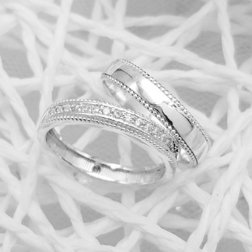 Nhẫn đôi bạc đẹp (ảnh thật) _Moon Jewel