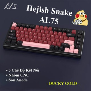 Bộ KIT bàn phím AL75 V2 - 3 Modes - Nhôm CNC - Hotswap - Anode