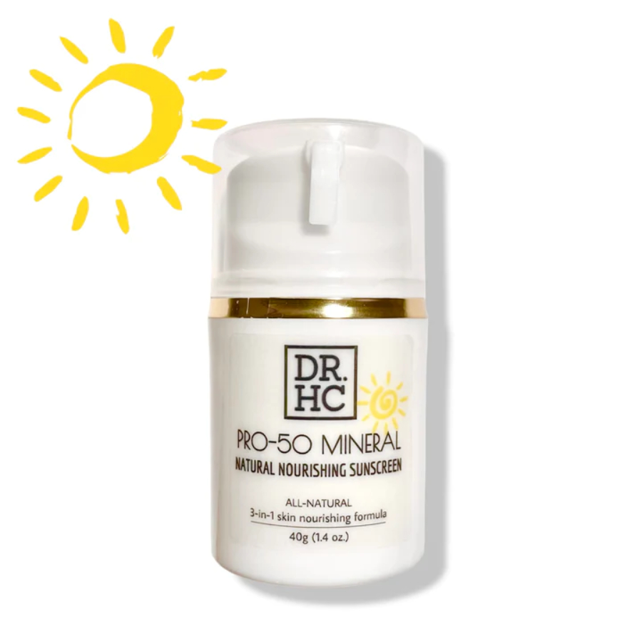 Kem chống nắng organic khoáng chất siêu dưỡng SPF 50+ 100% thiên nhiên DR.HC Pro-50 Mineral Natural Nourishing Sunscreen