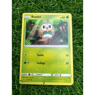Thẻ pokemon rowlet - 9/149 - common