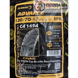 Vỏ euromina 120-130/70/17 vỏ sau winner, exciter 150/155 không ruột