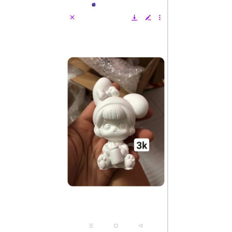 Tượng thạch cao mini dễ thương