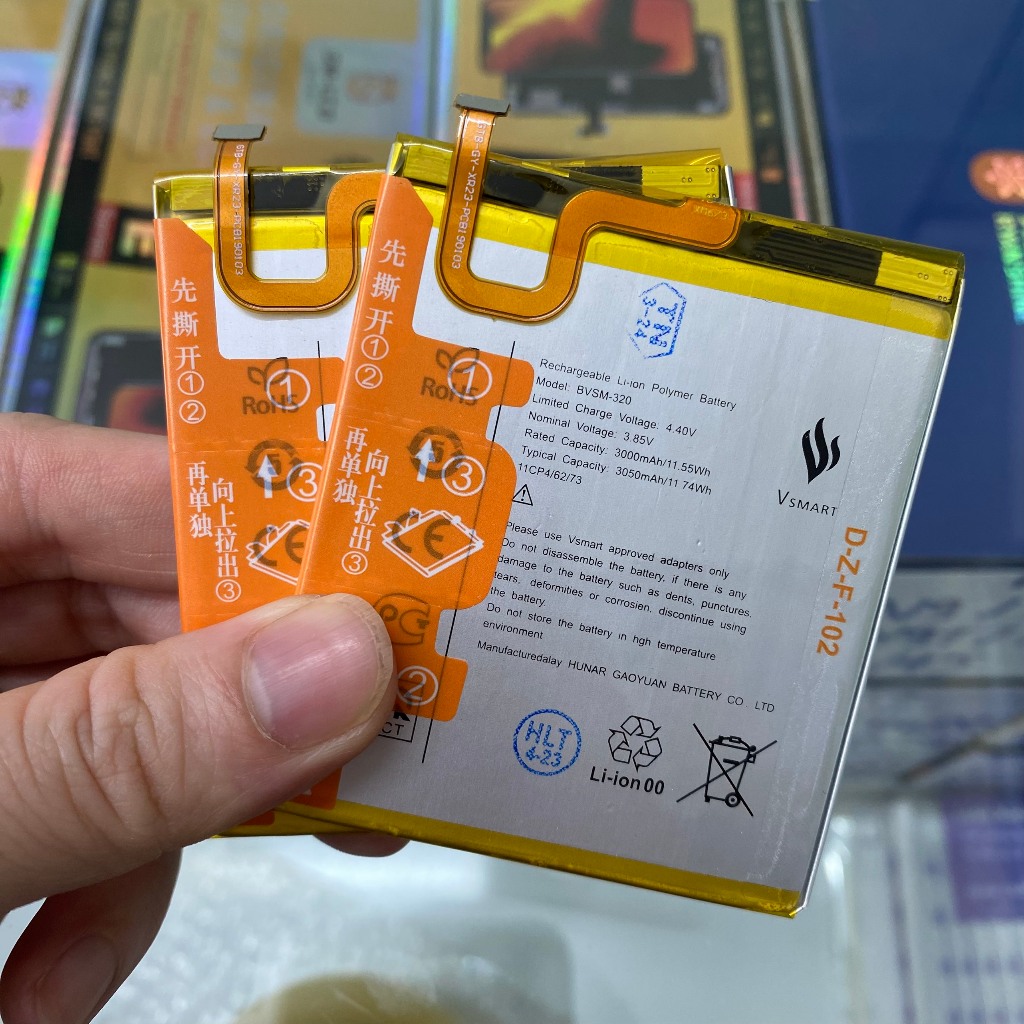 Pin Vsmart Star (BVSM-320) bao test đổi mới
