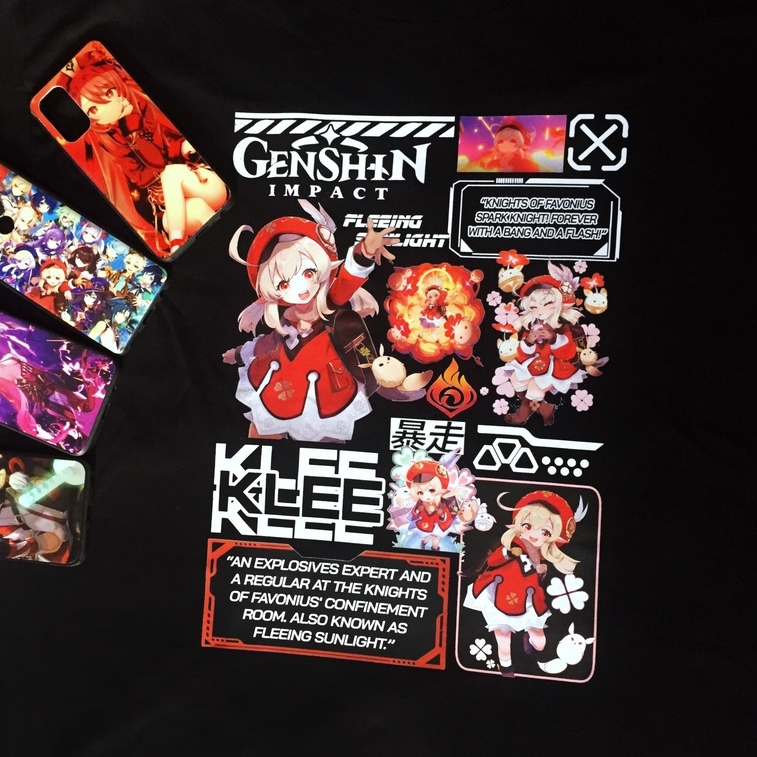 Áo phông Genshin Impact: Klee Maximum 100% Cotton Nam / Nữ  by The Runaway