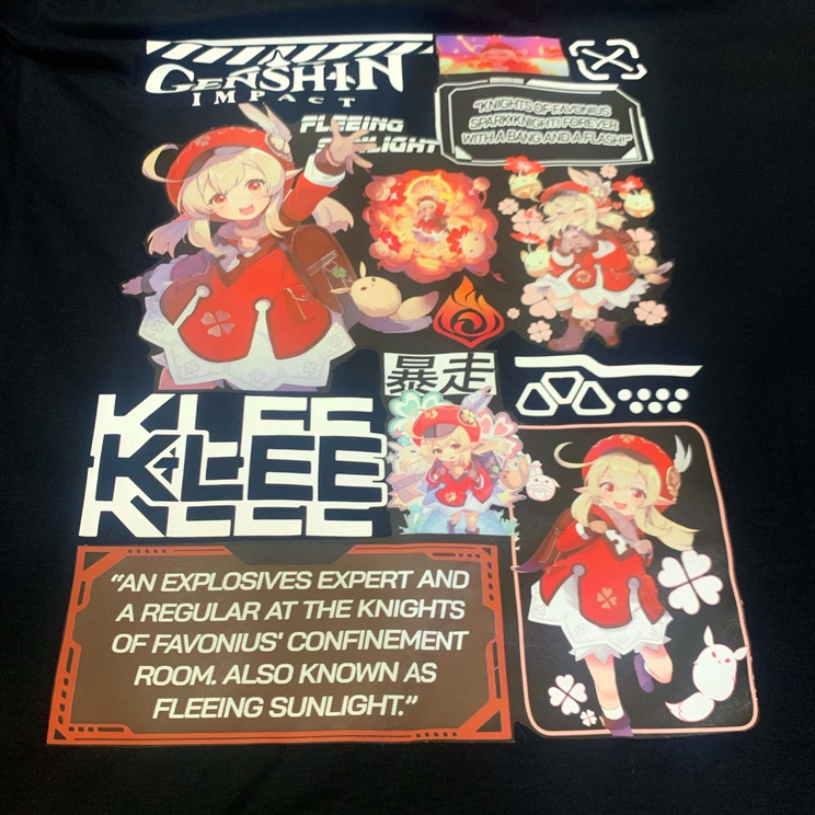 Áo phông Genshin Impact: Klee Maximum 100% Cotton Nam / Nữ  by The Runaway