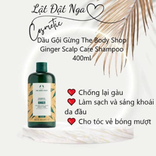 Dầu gội gừng The Body Shop bảo vệ chân tóc và chống rụng , trị gàu 3in1  (400ml  )