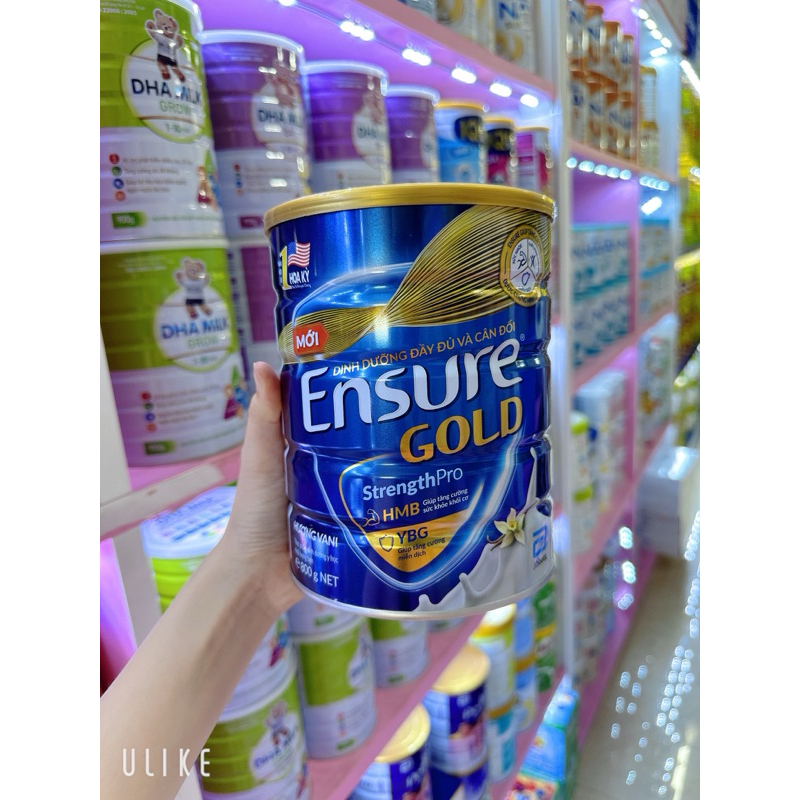Sữa bột Ensure Gold Abbott hương vani (HMB)