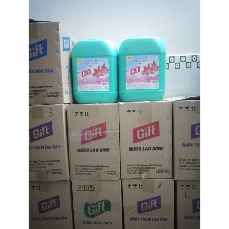 NỨƠC LAU SÀN GIF 9,5KG HƯƠNG LILY/ HƯƠNG HOA IRISH