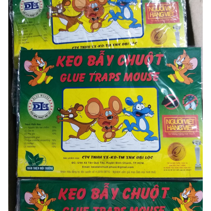 KEO DÁN CHUỘT SIÊU DÍNH ĐÃ CÓ MỒI