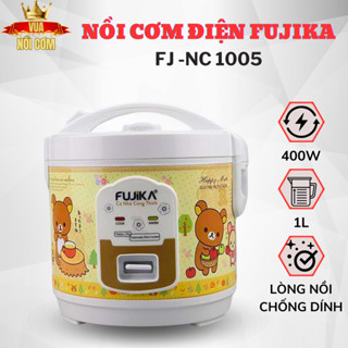 Nồi cơm điện Fujika FJ NC-1005 công suất 400W dung tích 1L lòng nồi chống