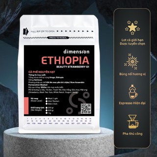 Cà phê ethiopia beauty strawberry g1 - hương dâu nổi trội