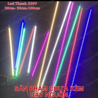 Đèn led thanh 220v 2835/5730 30cm,50cm,100cm đơn và đôi siêu rẻ