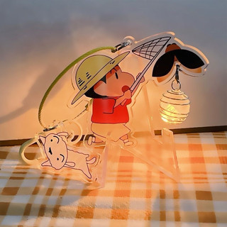 Móc khoá phát sáng hình shin chan, luffy cực đáng yêu